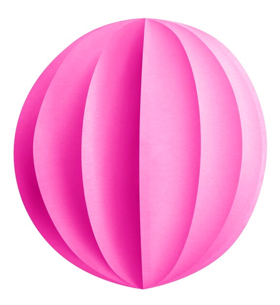 Christmas paper ball Pink