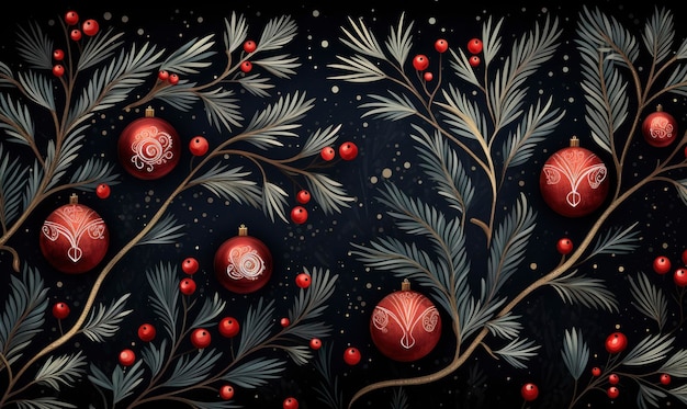 christmas pattern background