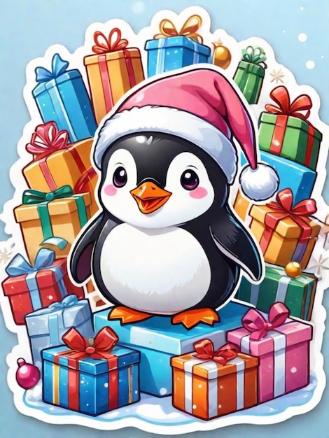 Christmas penguin