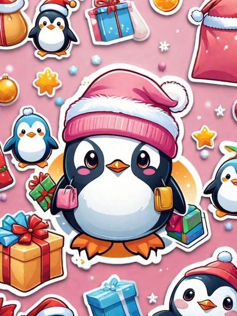 christmas penguins