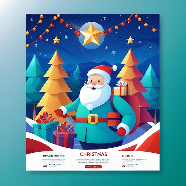 Christmas poster design