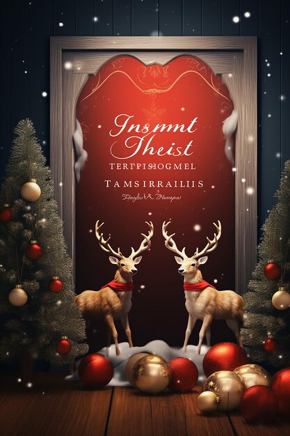 Christmas promo banner