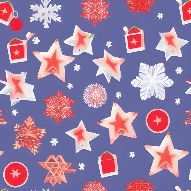 Christmas random element pattern seamless abstract element vintage design wallpaper