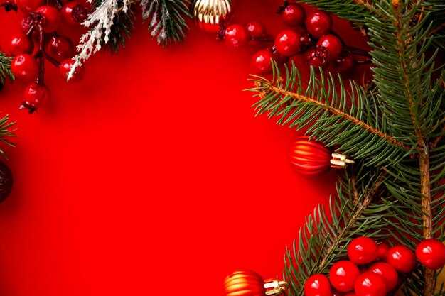 Christmas red background