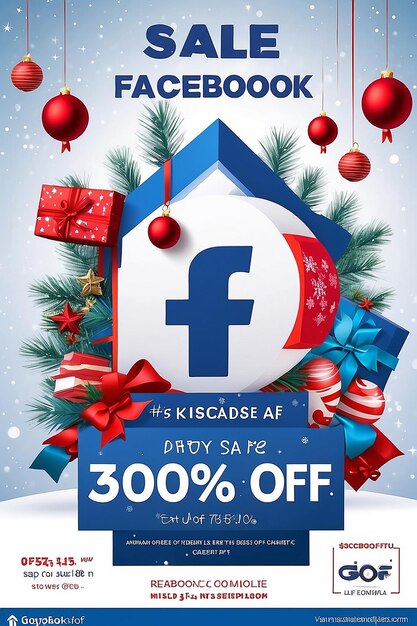 Photo christmas sale facebook post