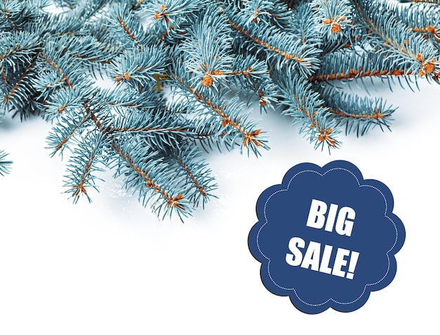 Christmas sale winter background