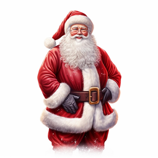 Christmas Santa Claus png white background