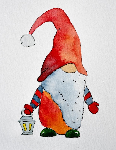 Christmas Santa paintings