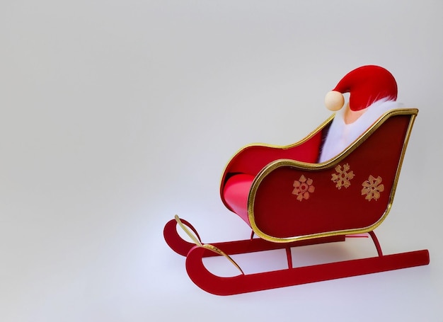 Photo christmas santa sleigh