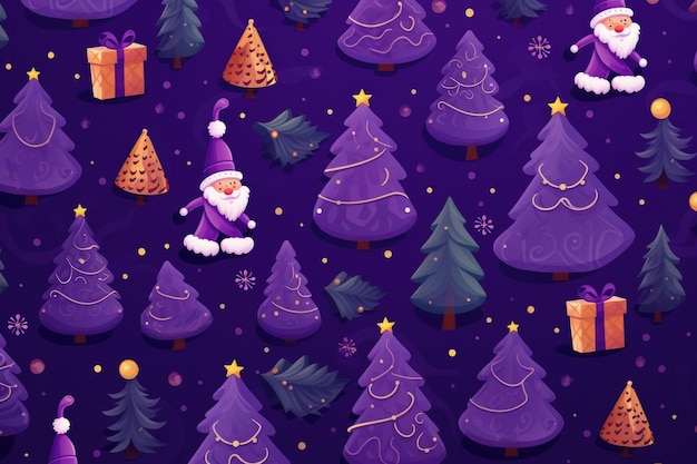 Christmas seamless pattern for fabric texture or wrapping paper