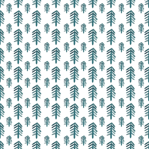 christmas seamless pattern new year background christmas tree pattern