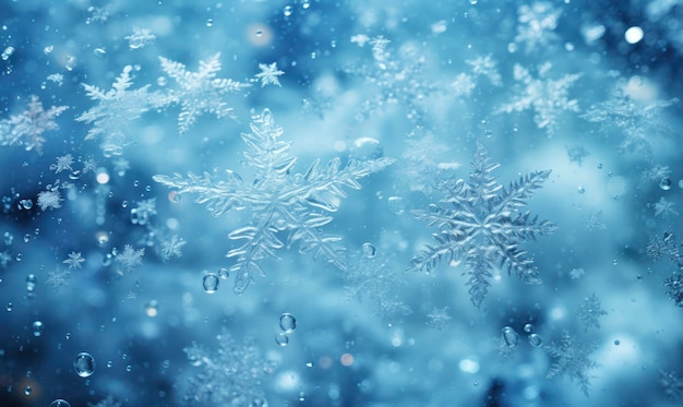 Christmas snow pattern background