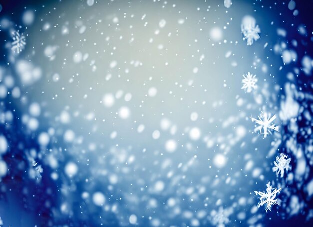 Christmas snow winter abstract background