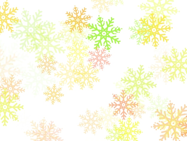 Christmas Snowflake Background Illustration