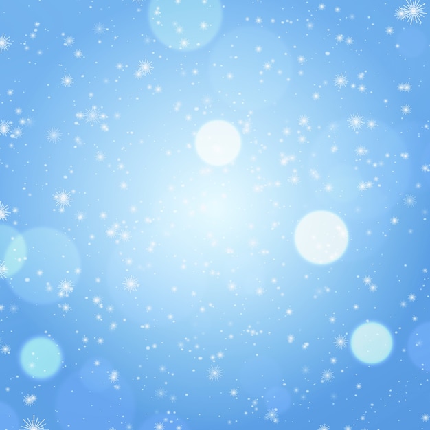 Christmas snowflakes holiday gradient background