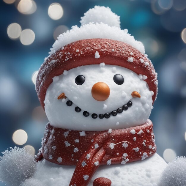 Photo christmas snowman