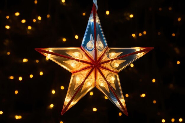 Photo christmas star decorations