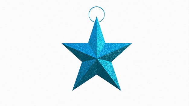 Christmas star on a white background