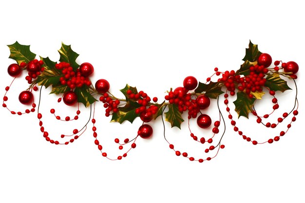 Christmas stars garland background