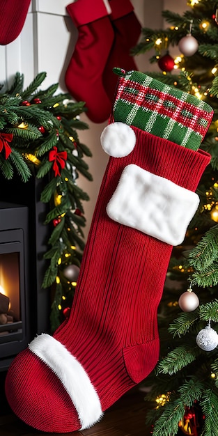 Photo christmas stocking