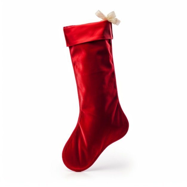 Christmas stockings isolated on a plain background