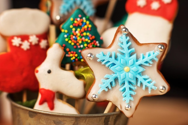 Christmas table gingerbread