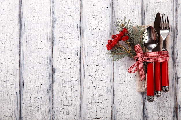 Christmas Table Setting 