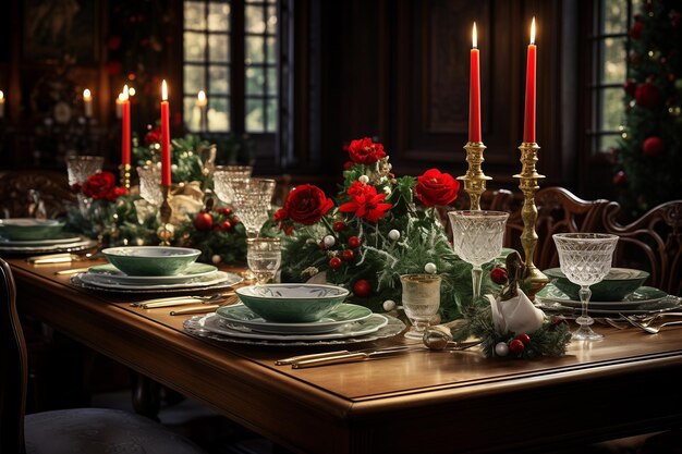 Christmas table