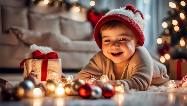 写真 クリスマステーマの背景 麗で囲気のあるクリスマス休日の画像