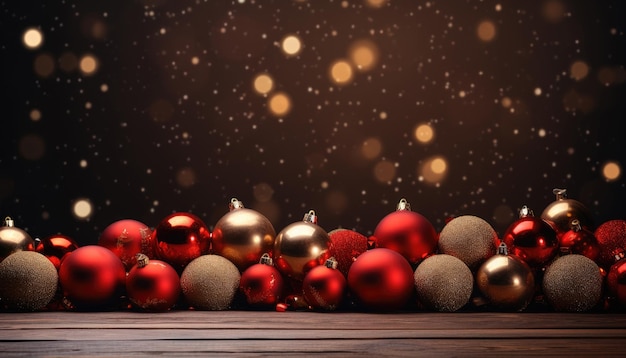 Christmas themed photo Generative AI