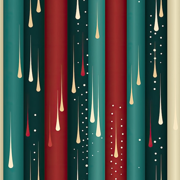 Christmas themed seamless pattern for Christmas background