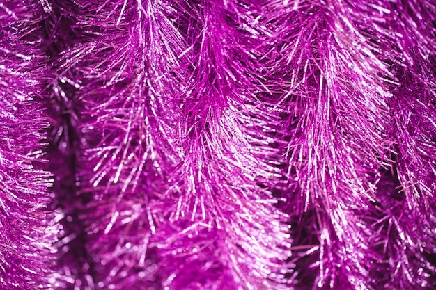 Christmas tinsel background