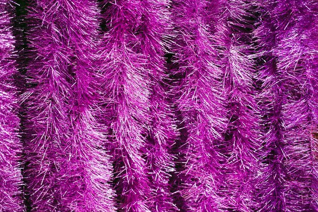 Photo christmas tinsel background