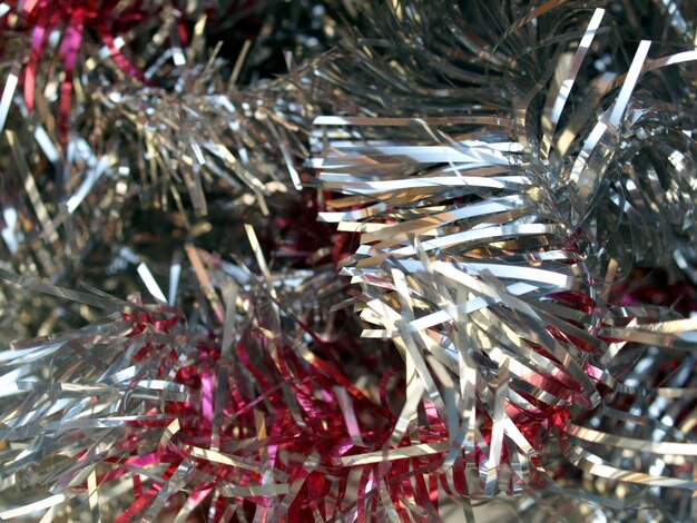 Christmas tinsel background