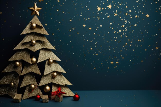 Christmas tree background wallpaper