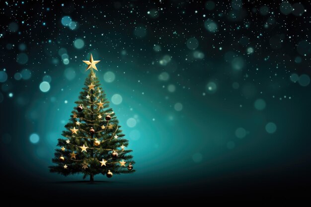 Christmas tree background wallpaper