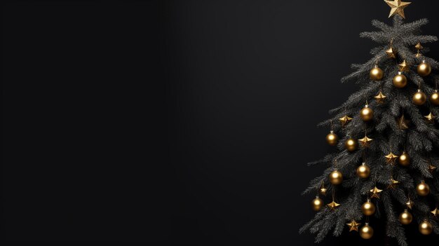 Photo christmas tree background