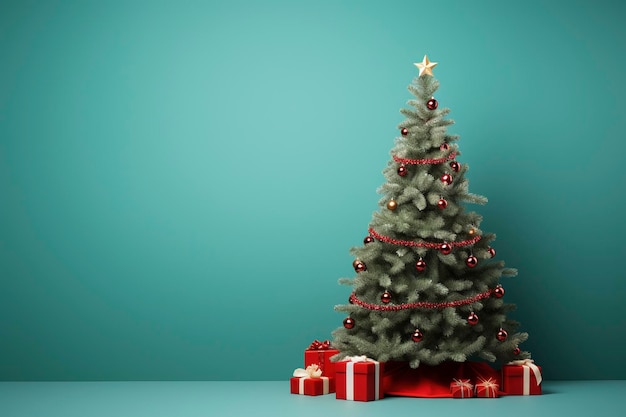 Рождественская елка и копия пространства