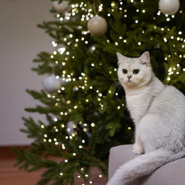 Foto albero di natale e decorazioni