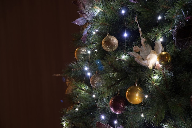 Foto albero di natale dettagliato