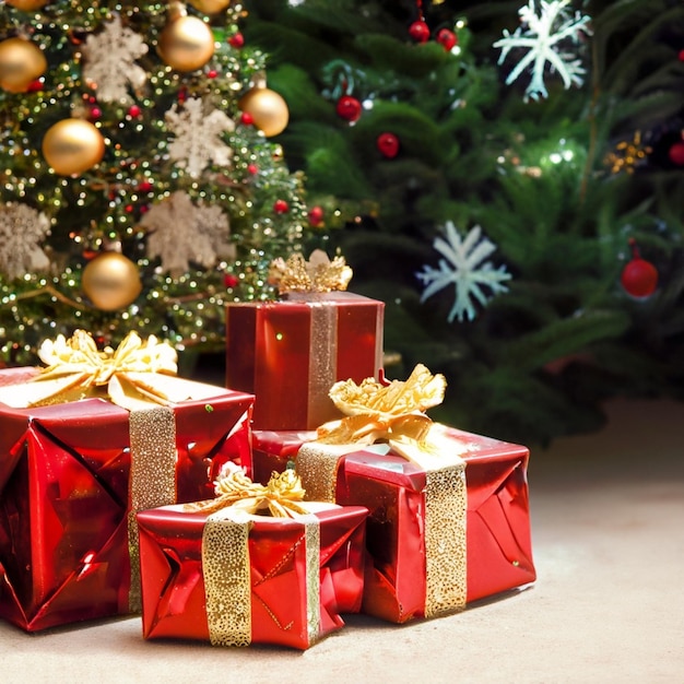 Рождественская елка и подарки