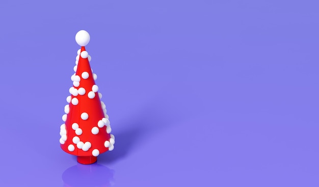 Christmas tree modern decoration background