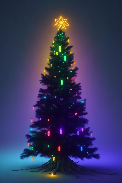 Christmas Tree Neon Light