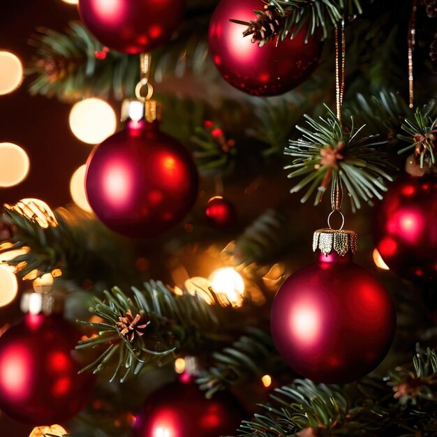 クリスマスツリーの装飾 伝統的なグラスボール
