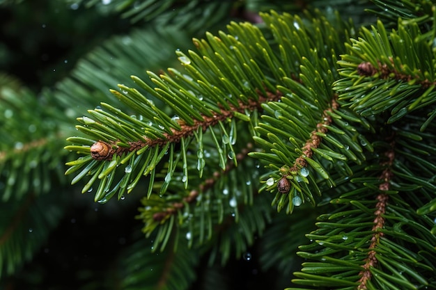 The Christmas Tree Reflecting the Joy of the New Year