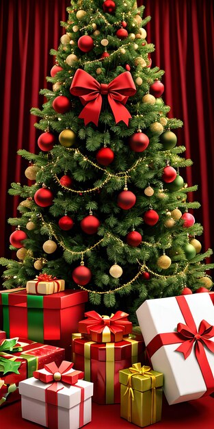 Christmas Tree With Gift Box