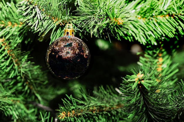 Christmas tree with toys