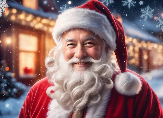 Christmas Vibe Photo of Santa Claus