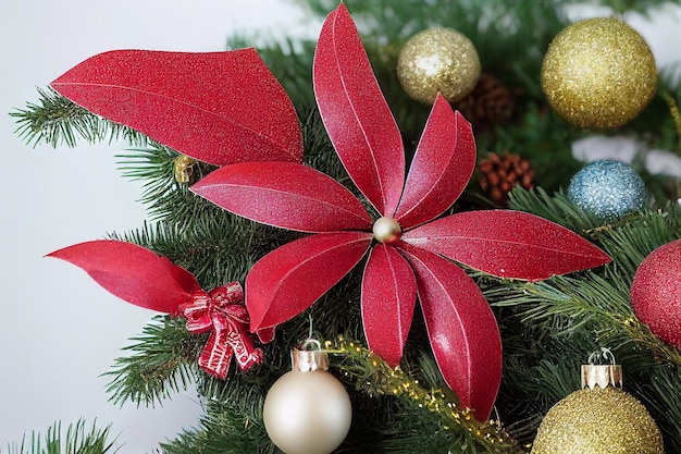 Christmas Wall Decoration 3D illustration