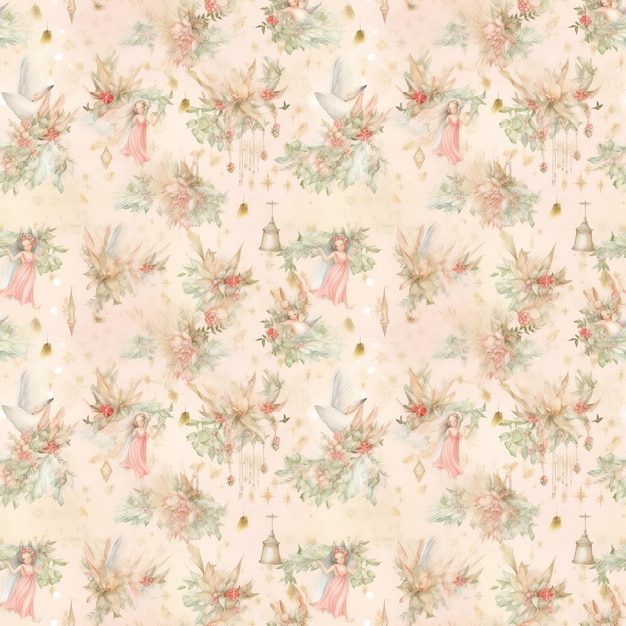 A christmas wallpaper that says'fairy'on it